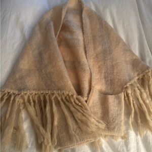 Vintage mohair/wool cape or scarf